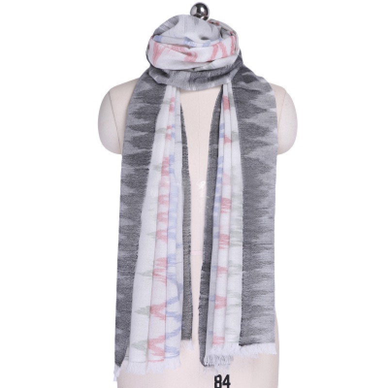 Pure Cashmere Scarves White Multicolorful Women Fashional Winter Scarf